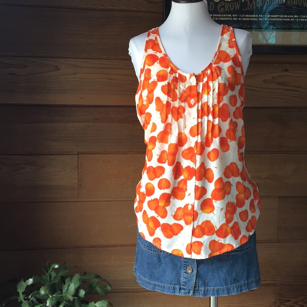 CHARMING CHARLIE 🍒 Racerback Cherry Tank